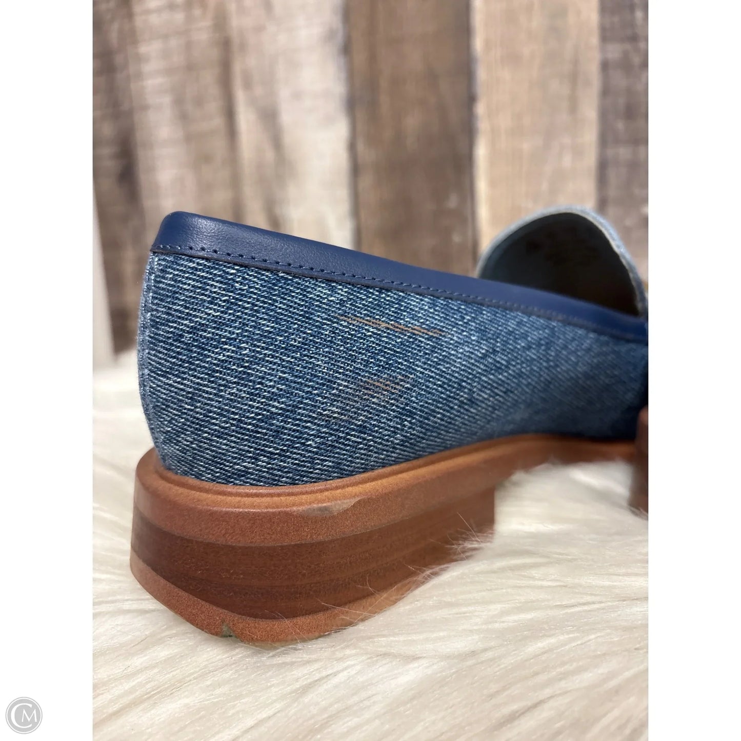 Shoes Heels Block By Franco Sarto In Blue, Size: 8.5