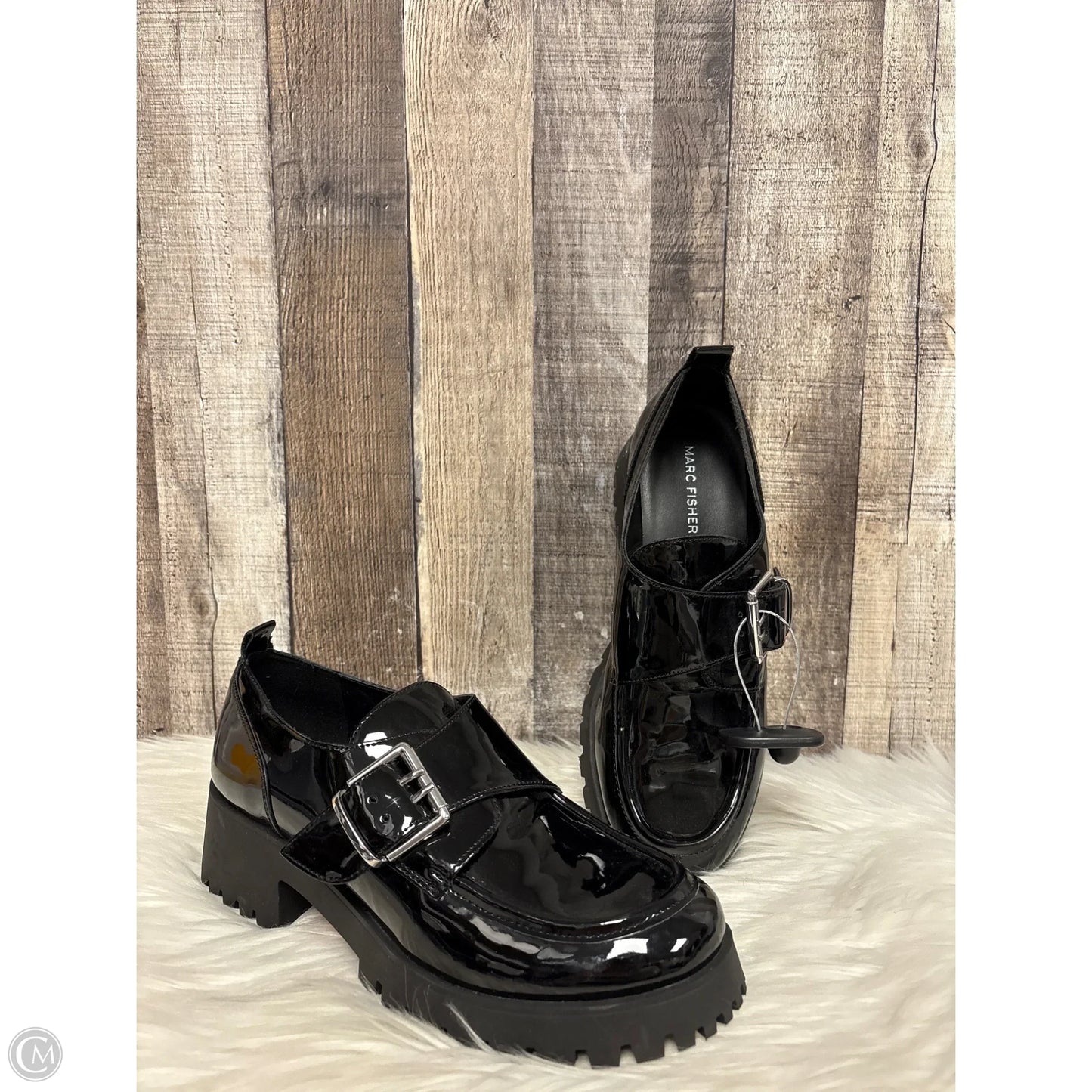 Shoes Heels Block By Marc Fisher In Black, Size: 8.5