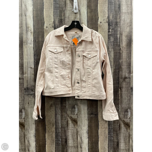 Jacket Denim By Michael By Michael Kors In Pink Denim, Size: M