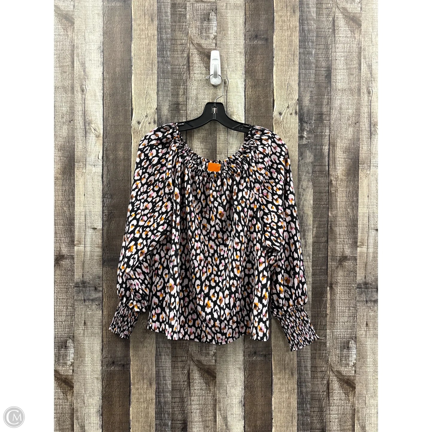 Top Long Sleeve By Sanctuary In Animal Print, Size: M