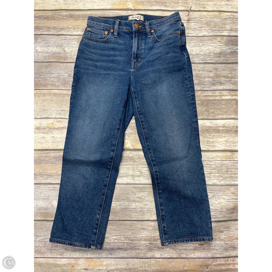 Jeans Boyfriend By Madewell In Blue Denim, Size: 0