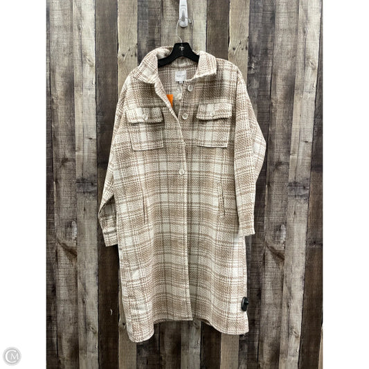 Jacket Other By Gilli In Brown & Cream, Size: M