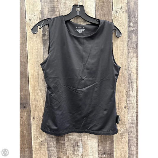 Top Sleeveless By Tahari In Black, Size: M
