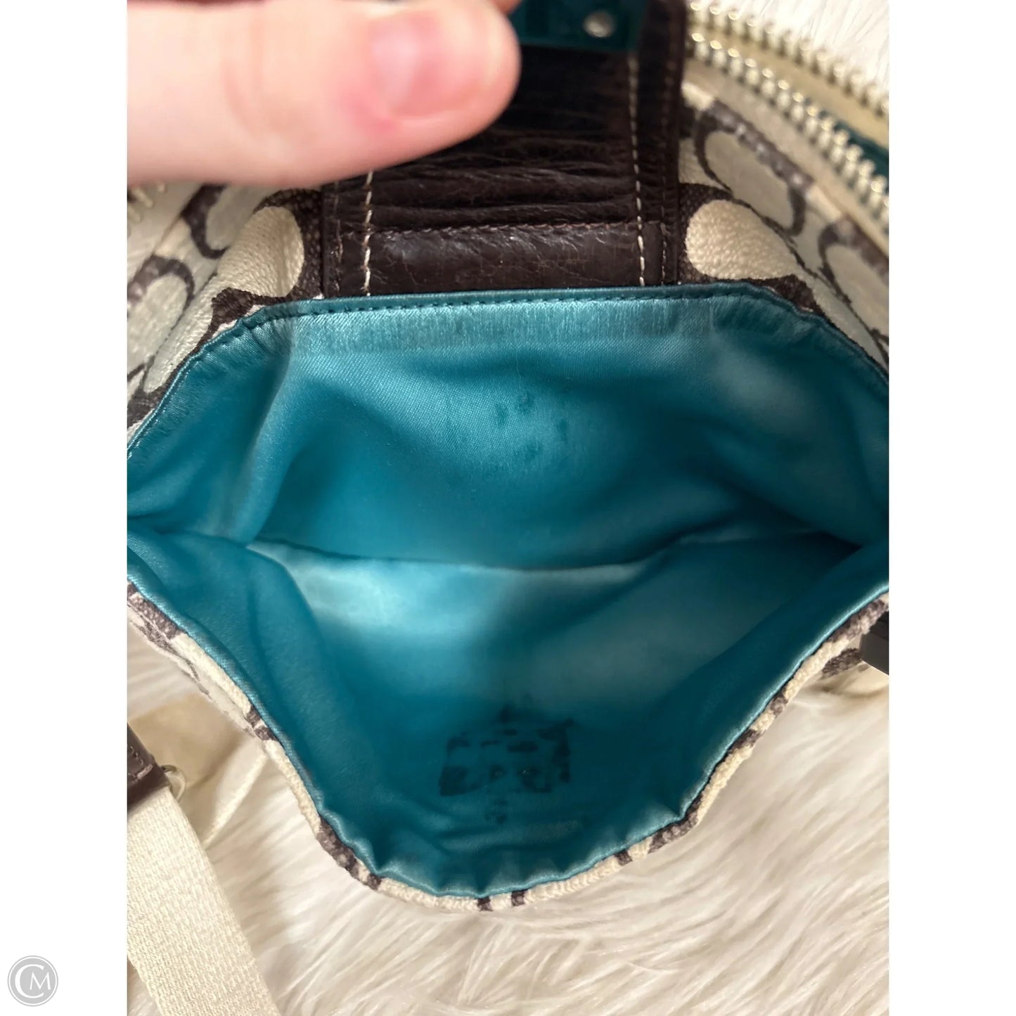 Crossbody Designer By Coach, Size: Small