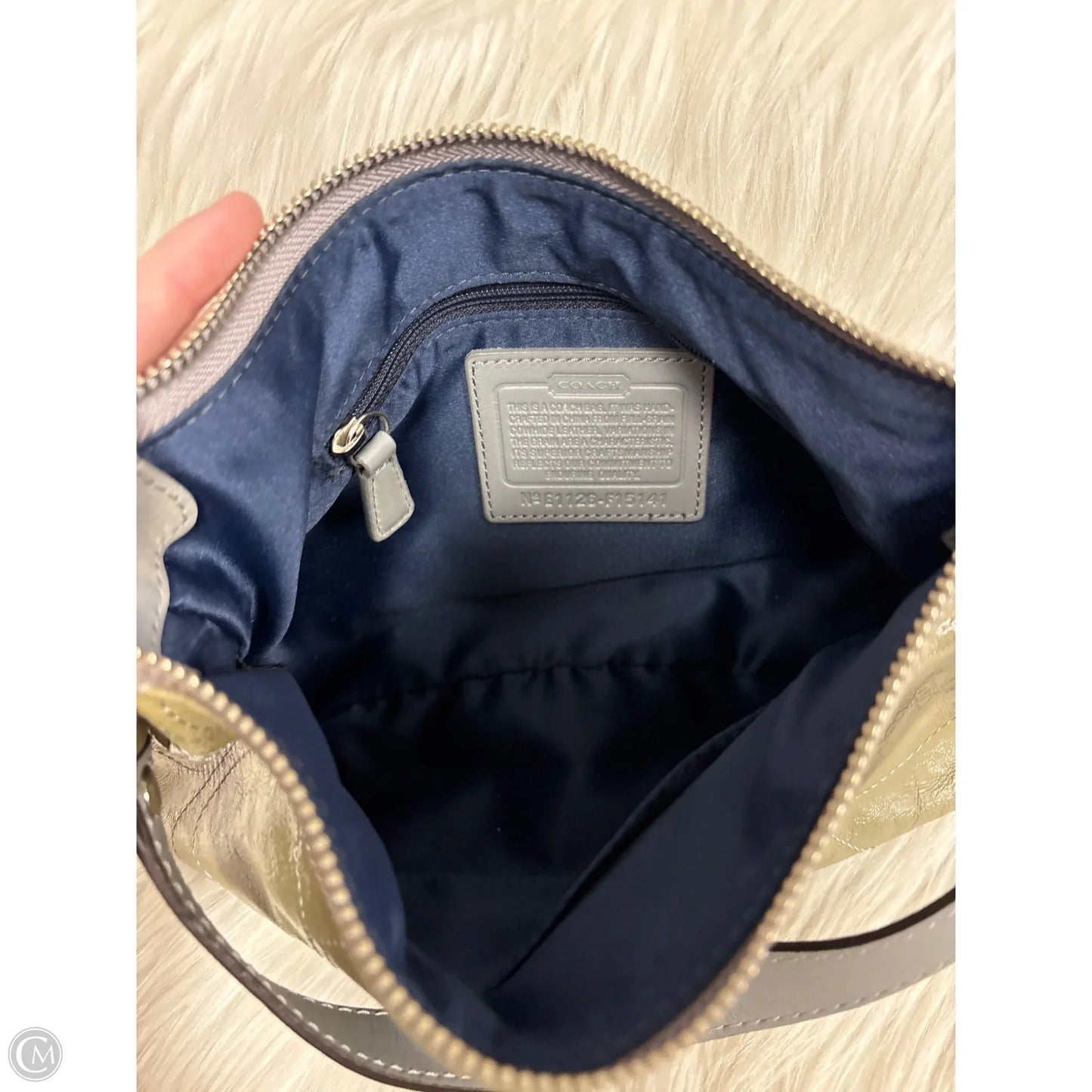 Crossbody Designer By Coach, Size: Medium