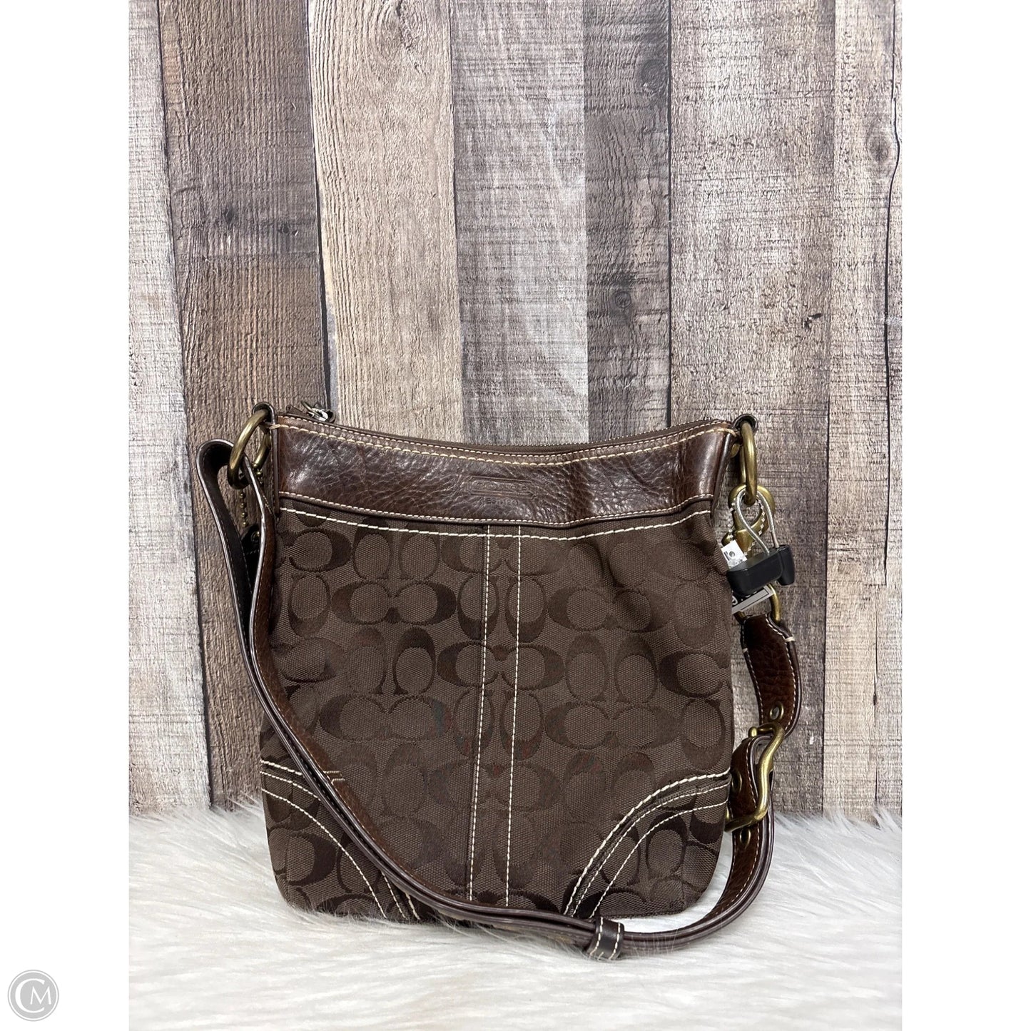 Handbag Designer By Coach, Size: Large