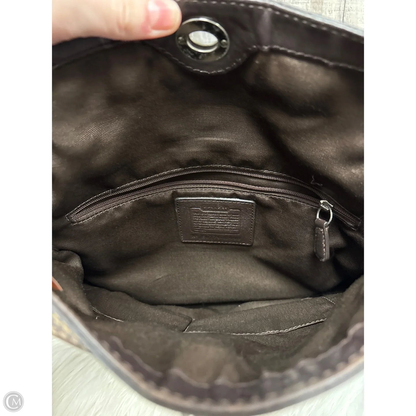 Handbag Designer By Coach, Size: Medium