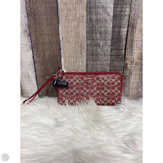 Wristlet Designer By Coach, Size: Small