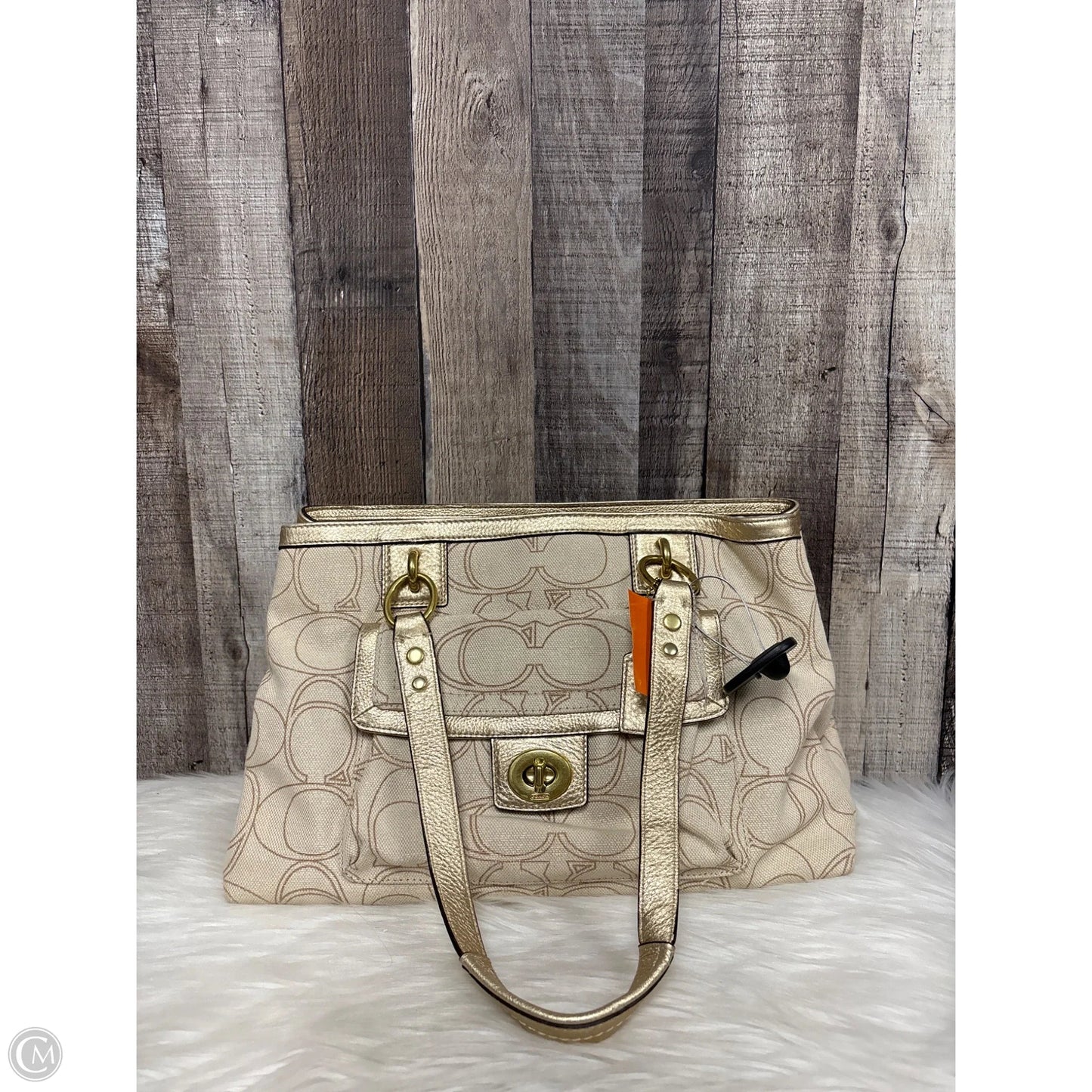 Handbag Designer By Coach, Size: Large