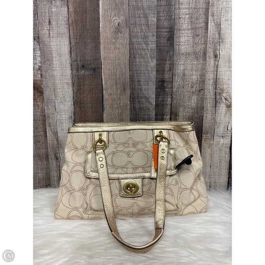 Handbag Designer By Coach, Size: Large
