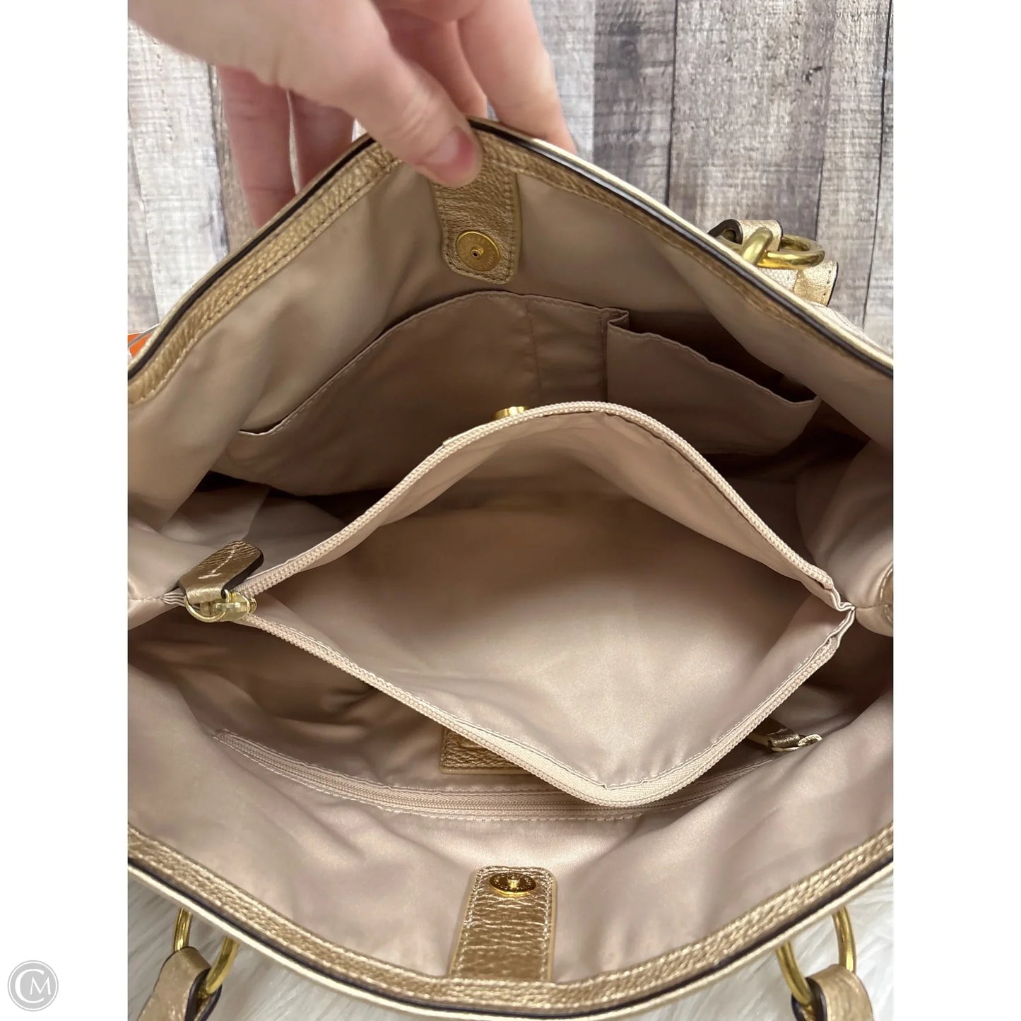 Handbag Designer By Coach, Size: Large