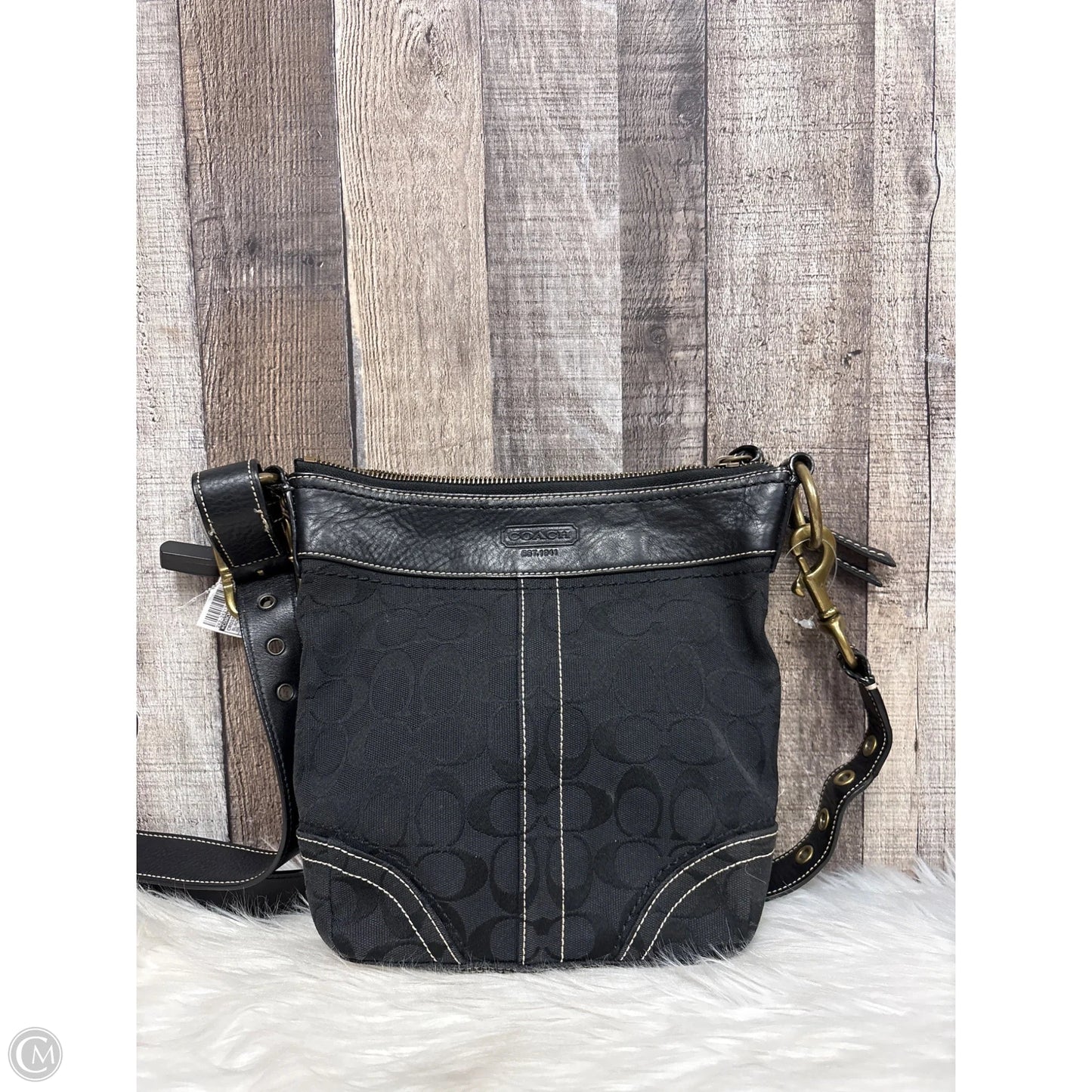 Crossbody Designer By Coach, Size: Medium