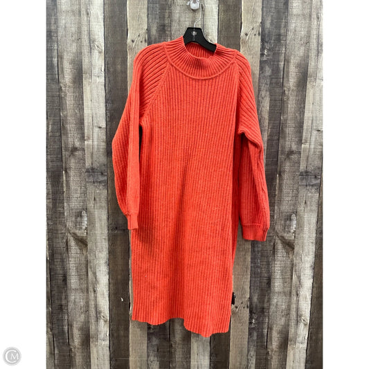 Dress Sweater By Lane Bryant In Orange, Size: 3x