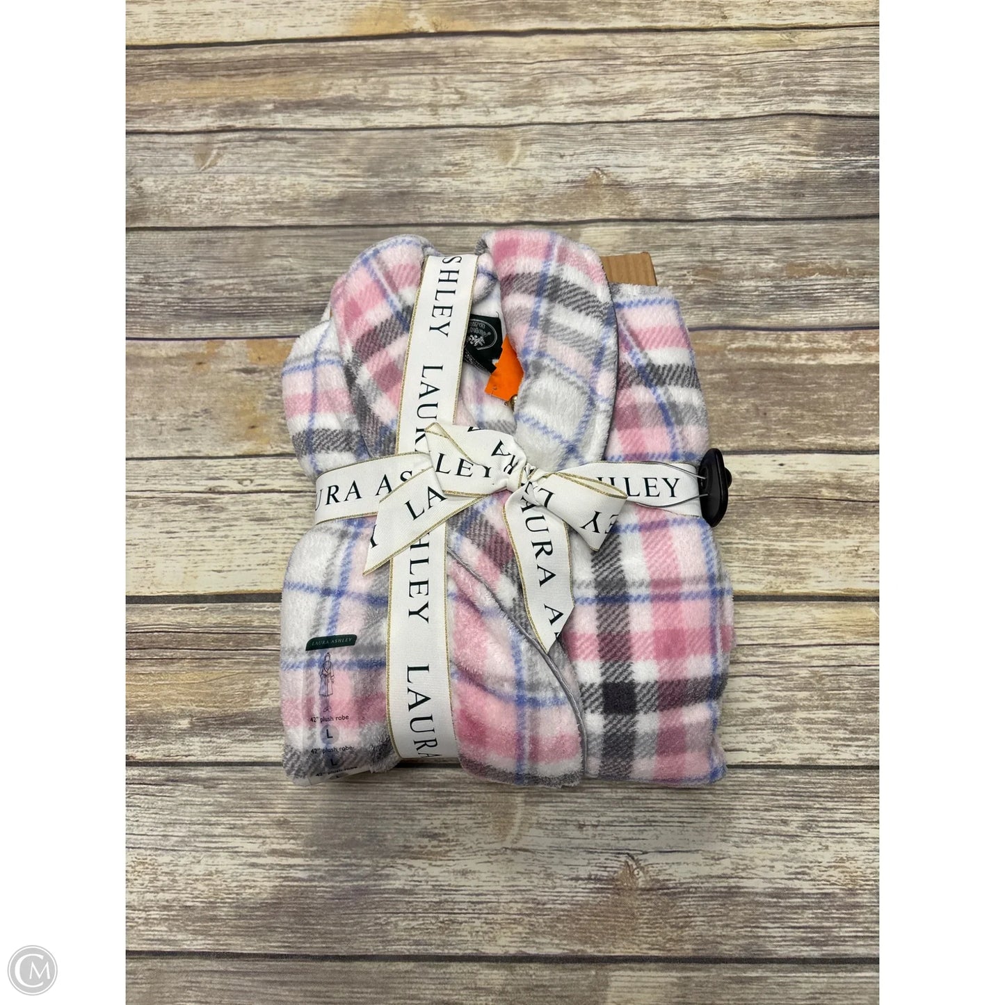 Robe By Laura Ashley In Plaid Pattern, Size: L