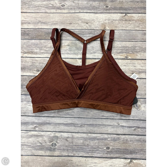 Athletic Bra By Nike In Brown, Size: Xl