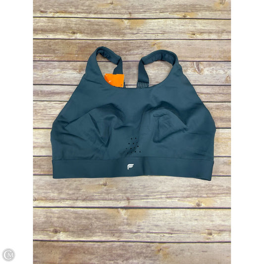 Athletic Bra By Fabletics In Green, Size: Xxl