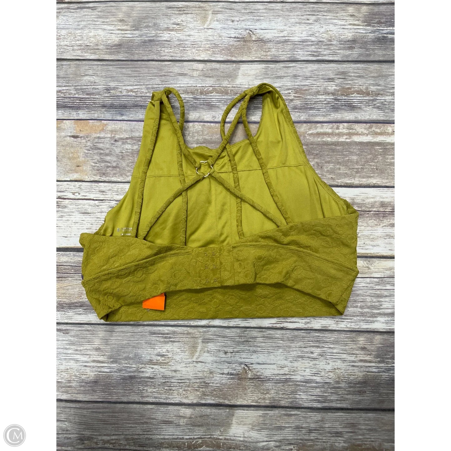 Athletic Bra By Buffbunny In Green, Size: Xxl