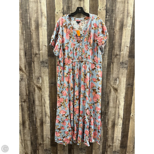 Dress Casual Maxi By Torrid In Floral Print, Size: 4x