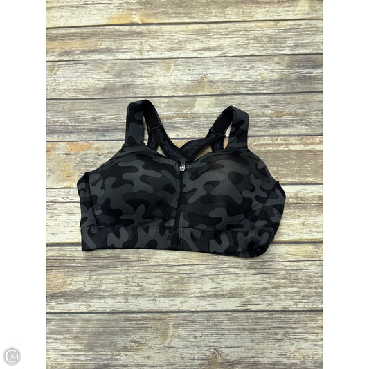 Athletic Bra By Layer 8 In Camouflage Print, Size: Xl