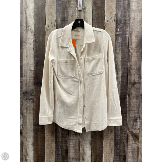 Jacket Shirt By Thread And Supply In Cream, Size: S