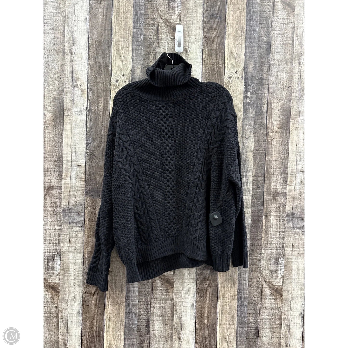 Sweater By Ana In Black, Size: Xl