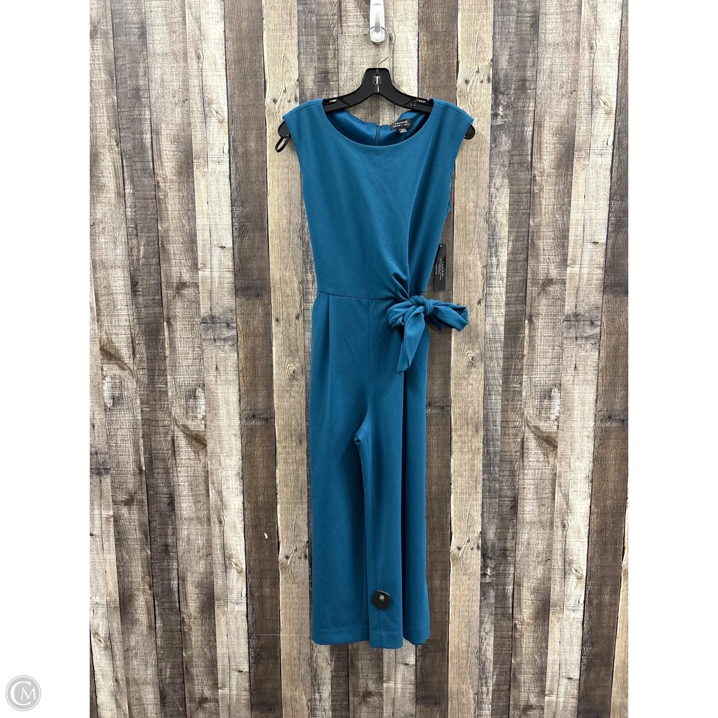 Jumpsuit By Tahari In Teal, Size: S
