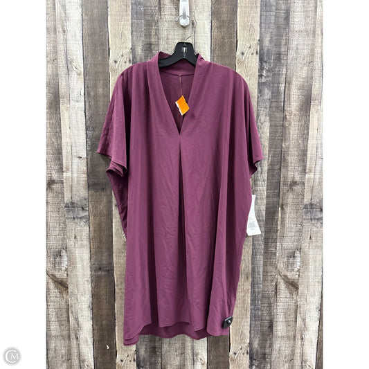 Athletic Dress By Lucy In Maroon, Size: Xl
