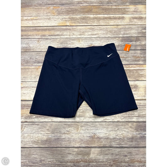 Athletic Shorts By Nike In Navy, Size: 2x