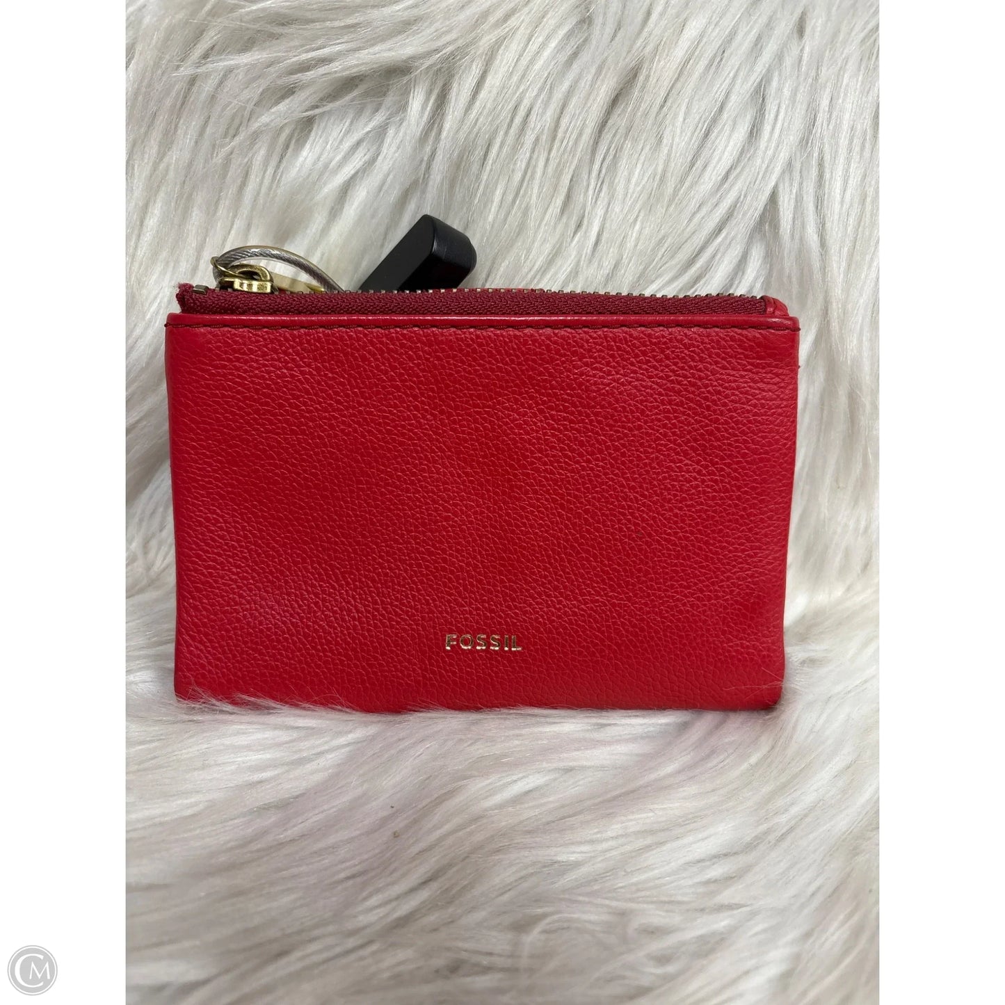 Wallet Leather By Fossil, Size: Small