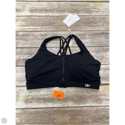 Athletic Bra By Cme In Black, Size: Xl