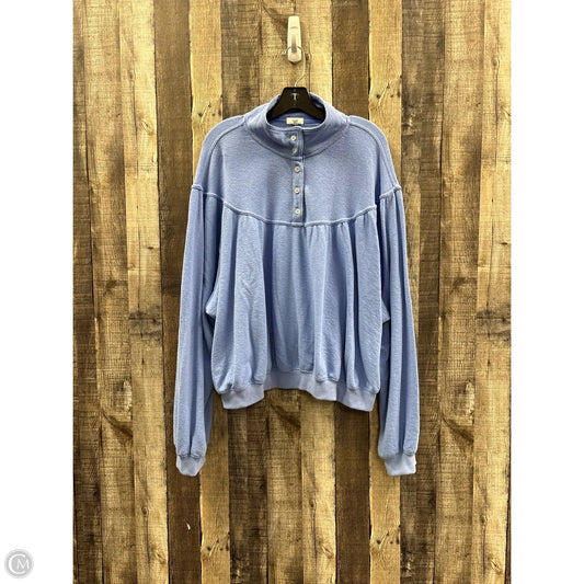 Top Long Sleeve By Aerie In Blue, Size: Xl