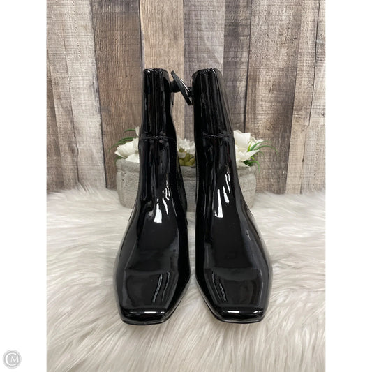 Boots Ankle Heels By Loft In Black, Size: 8