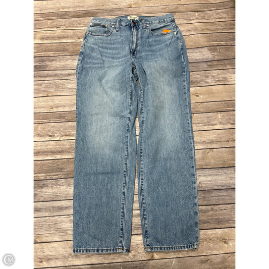 Jeans Straight By Madewell In Blue Denim, Size: 6
