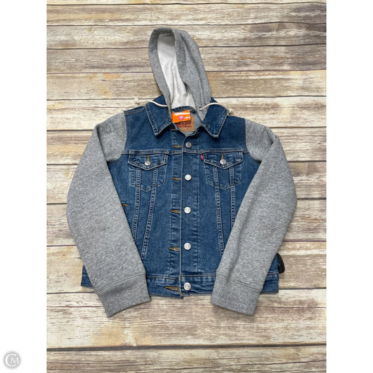 Jacket Denim By Levis In Blue Denim, Size: S