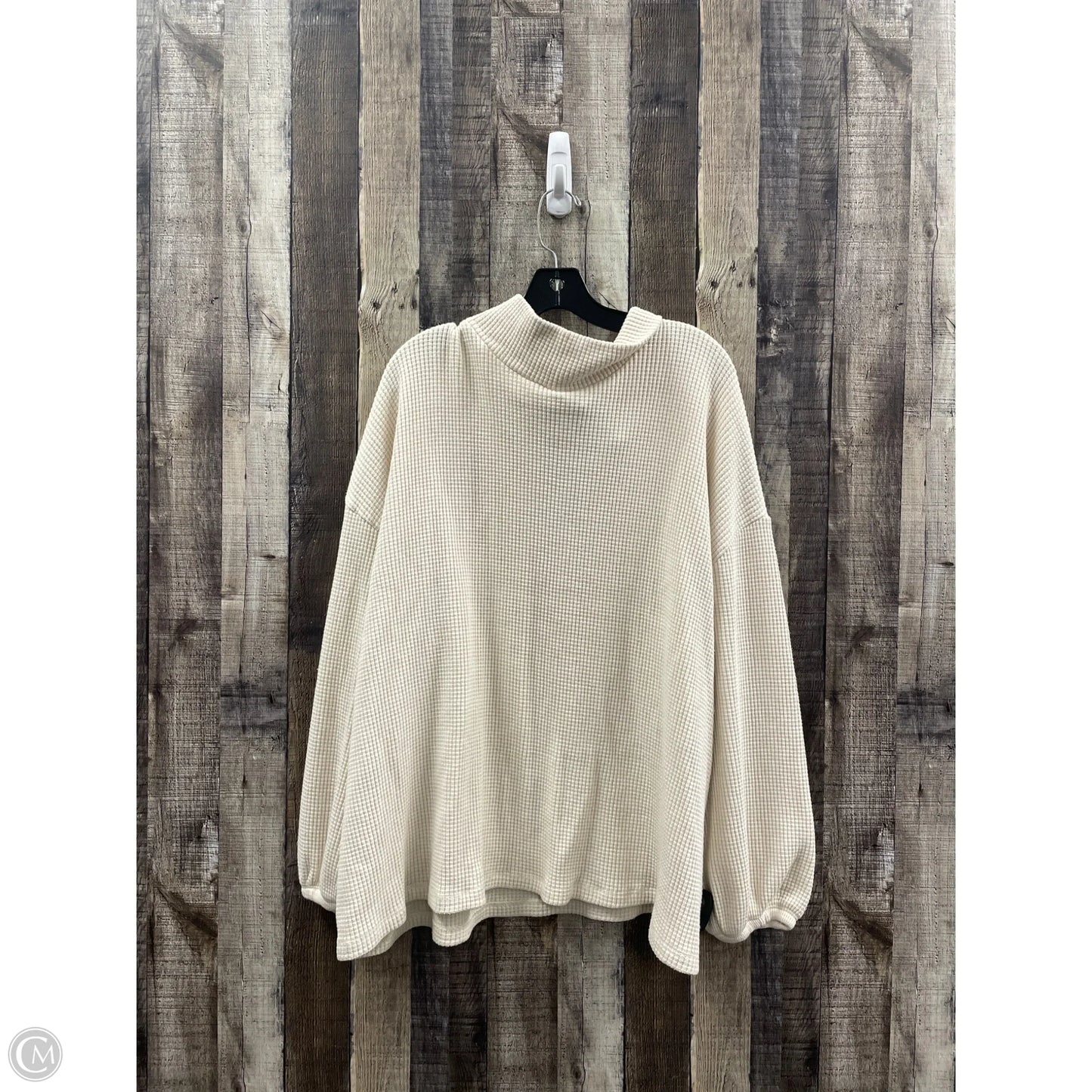 Sweater By Ava & Viv In Cream, Size: 3x