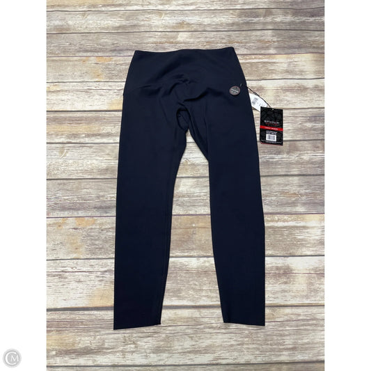 Athletic Leggings By Spyder In Black, Size: M