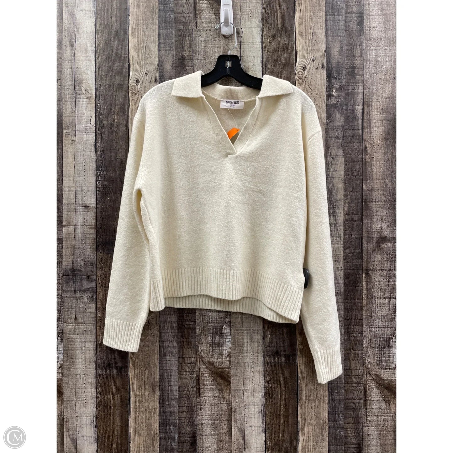 Sweater By Double Zero In Cream, Size: S