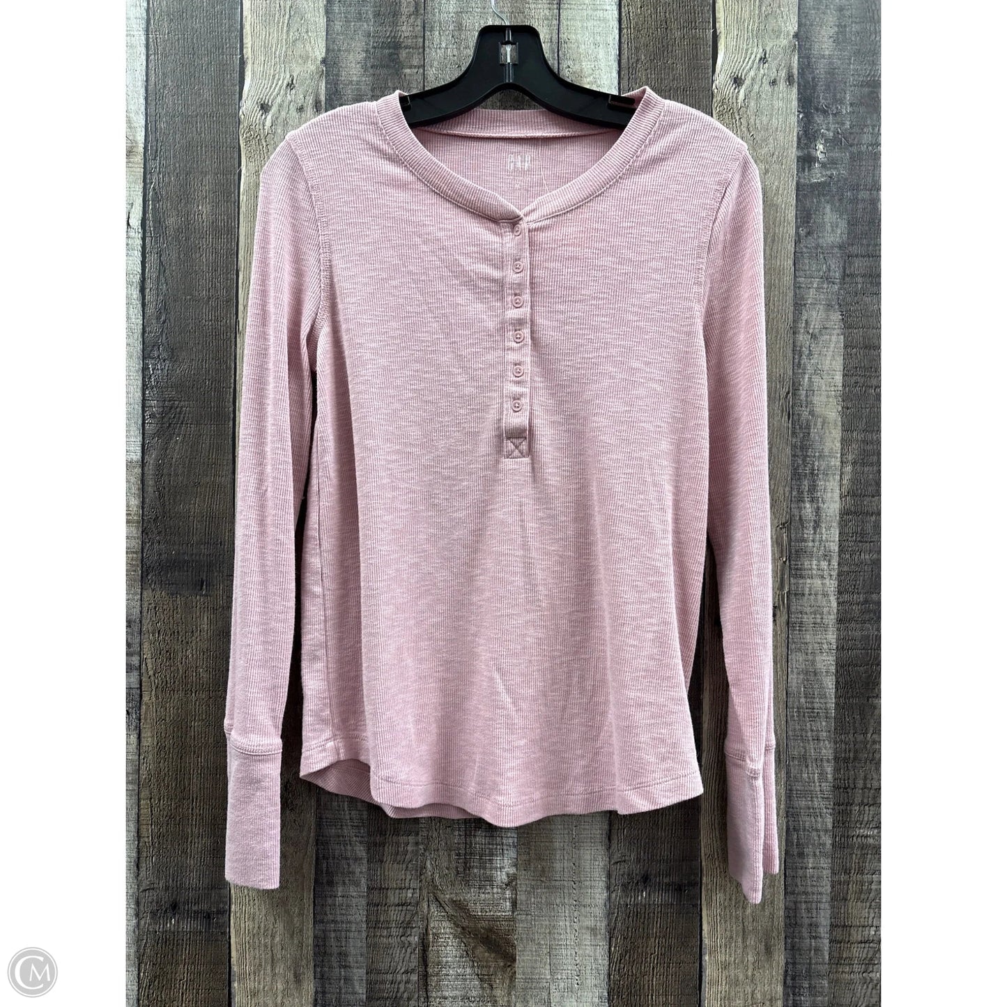 Top Long Sleeve By Gap In Pink, Size: M