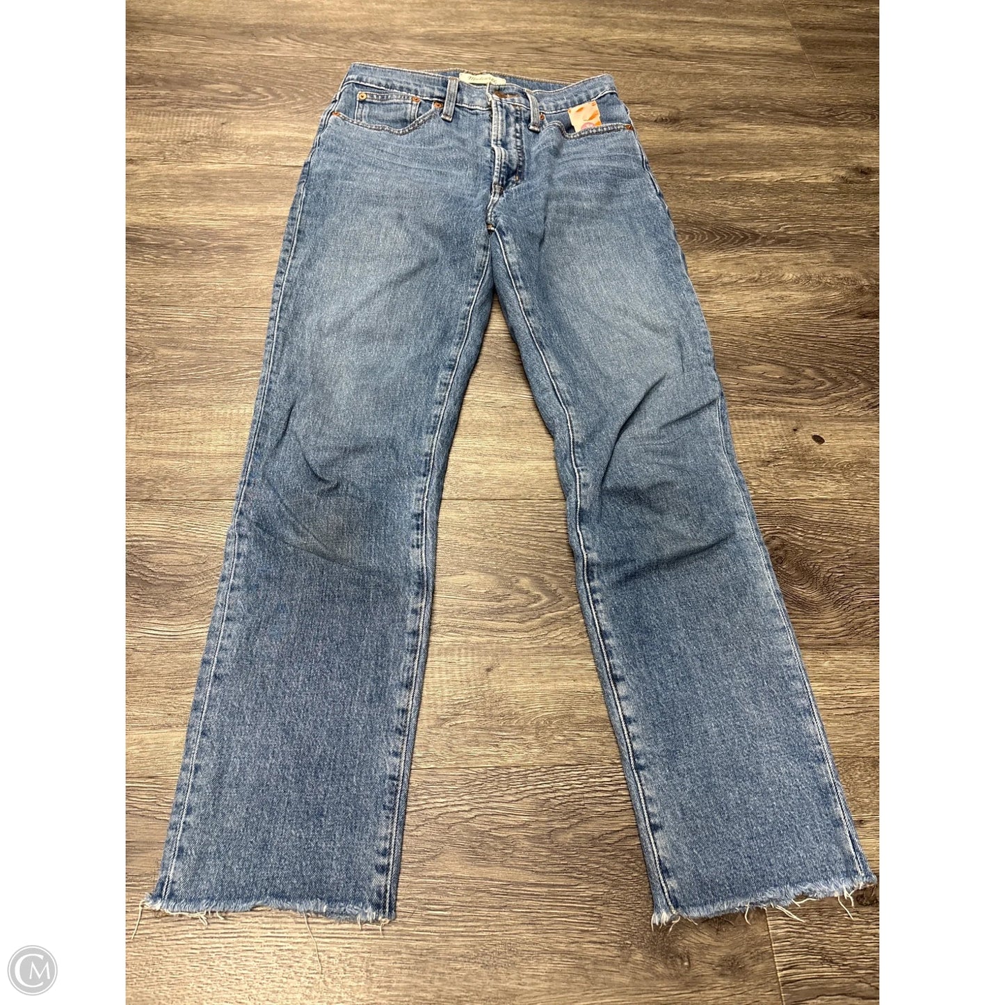 Jeans Skinny By Madewell In Blue Denim, Size: 0