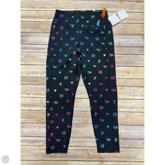 Athletic Leggings By Pink In Multi-colored, Size: L