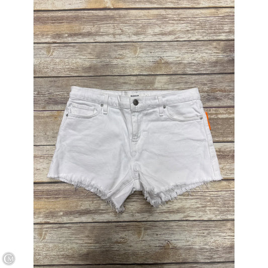 Shorts By Hudson In White Denim, Size: 6