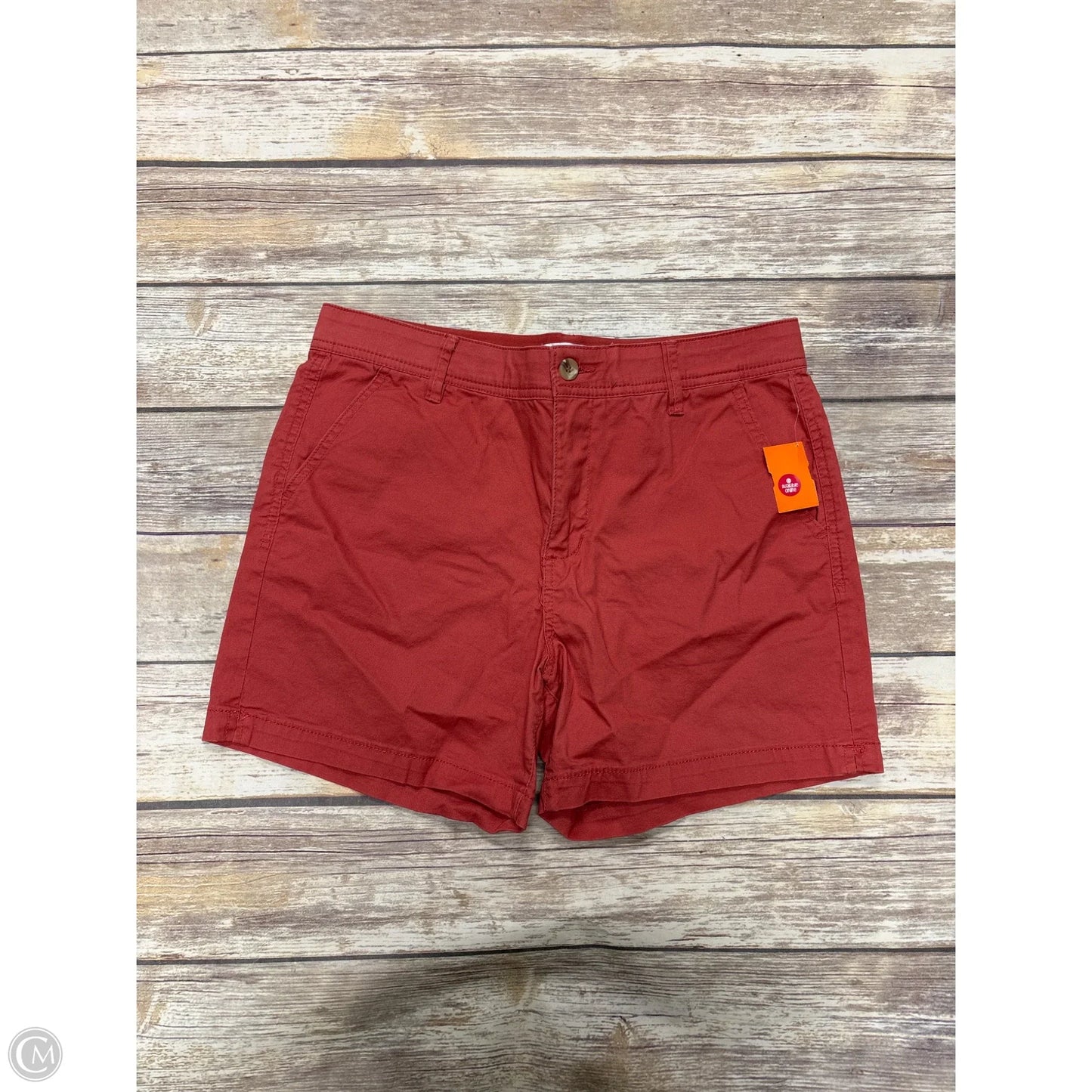 Shorts By Curve Appeal In Orange, Size: 12