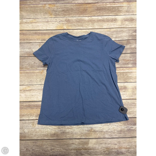 Top Short Sleeve By Maurices In Blue, Size: L