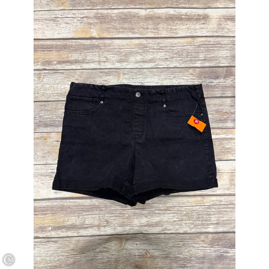 Shorts By Time And Tru In Black Denim, Size: 12