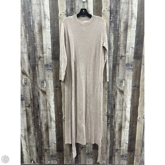 Dress Casual Maxi By Zara In Tan, Size: M