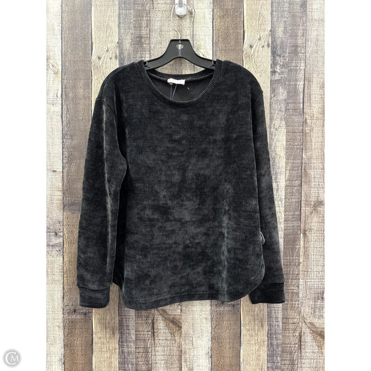 Top Long Sleeve By Pink Lily In Black, Size: M