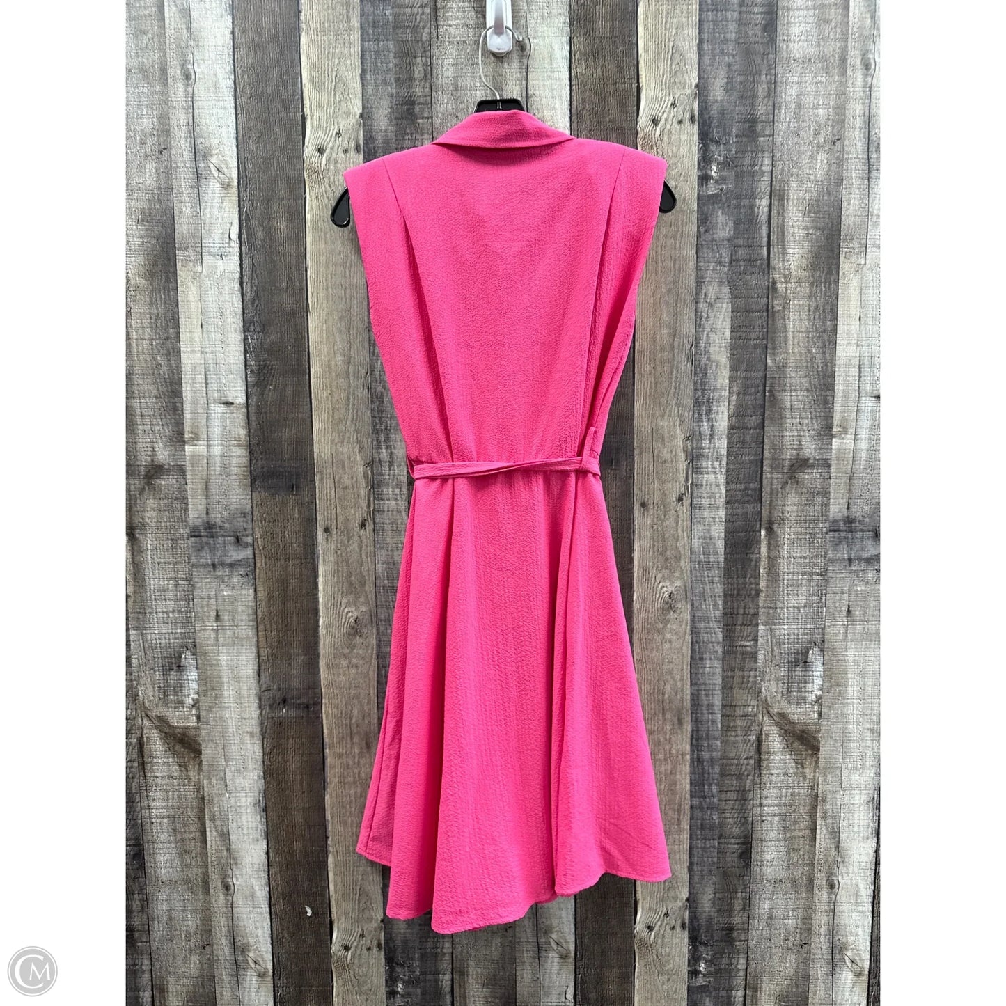 Dress Casual Midi By Calvin Klein In Pink, Size: Xs