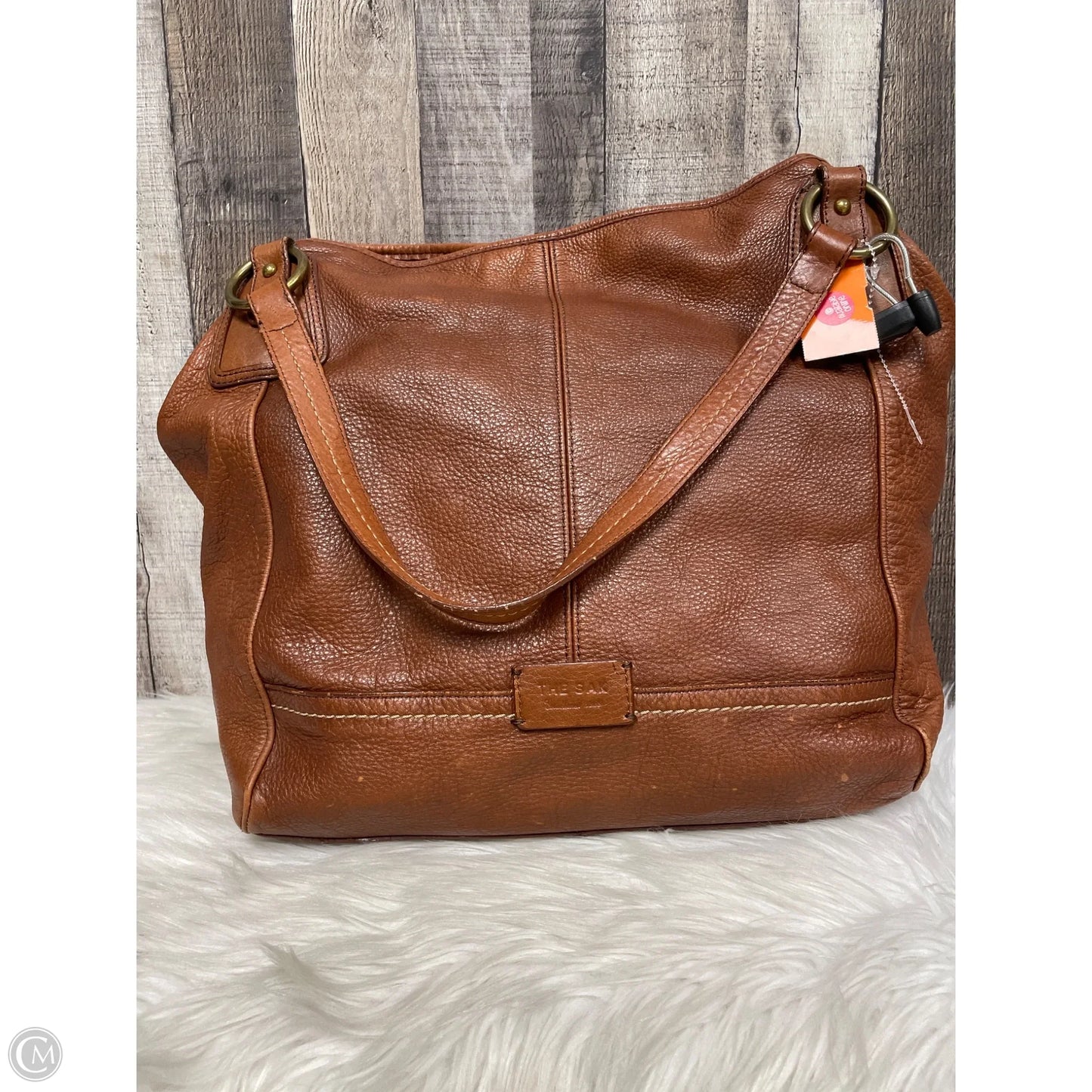 Handbag Leather By The Sak, Size: Large