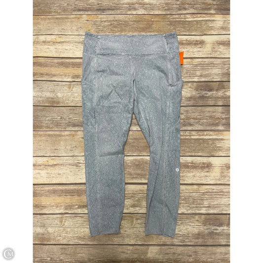 Athletic Leggings By Lululemon In Blue, Size: 14