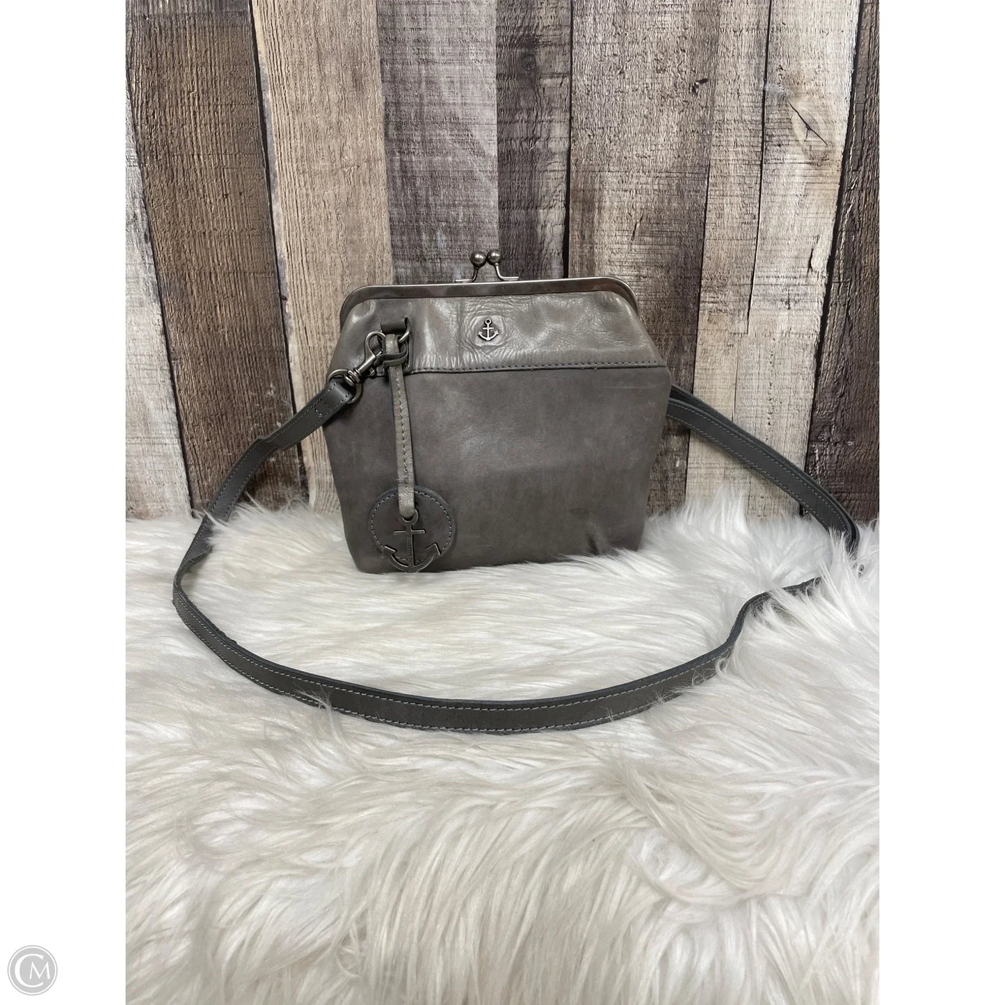 Crossbody Leather By Cme, Size: Medium